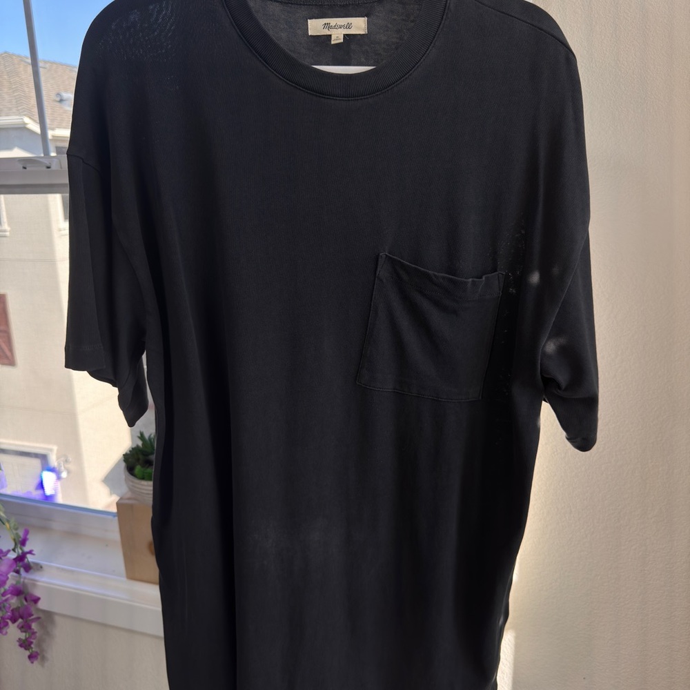 Madewell Black Short Sleeve Tee. Size M